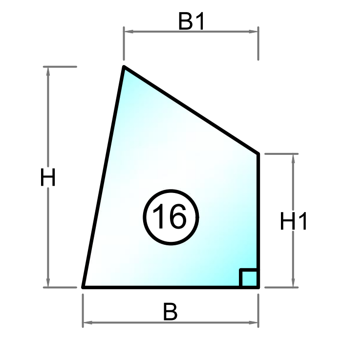 2-glas härdat isolerglas 2x4 mm - Figur 70