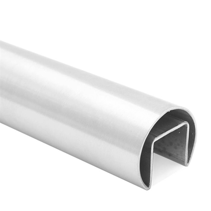 5000 mm Ledstång - HR42 - Borstat stål